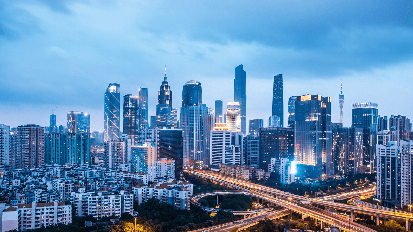 Mesto Guangzhou (zdroj obrázku: canva.com)