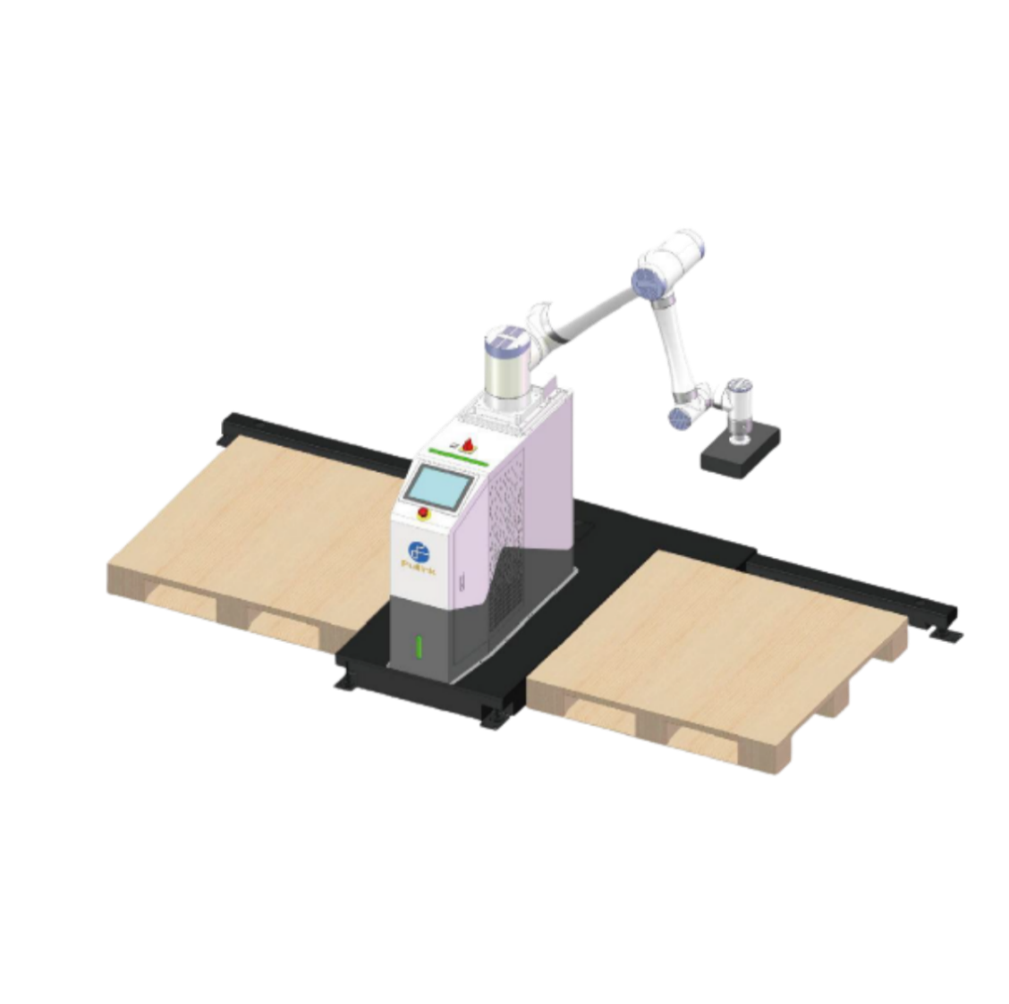 Kolaboratívny robot na automatickú paletizáciu
