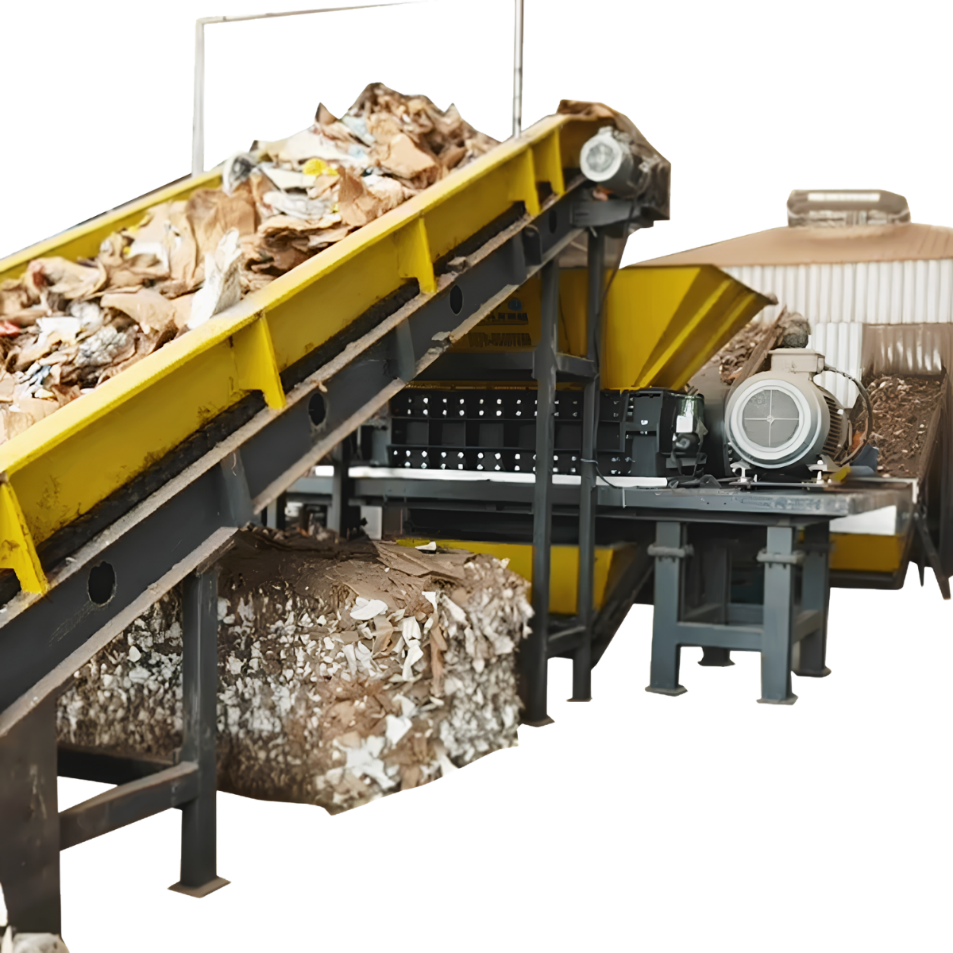 Stroj na recykláciu odpadového papiera a kartónu